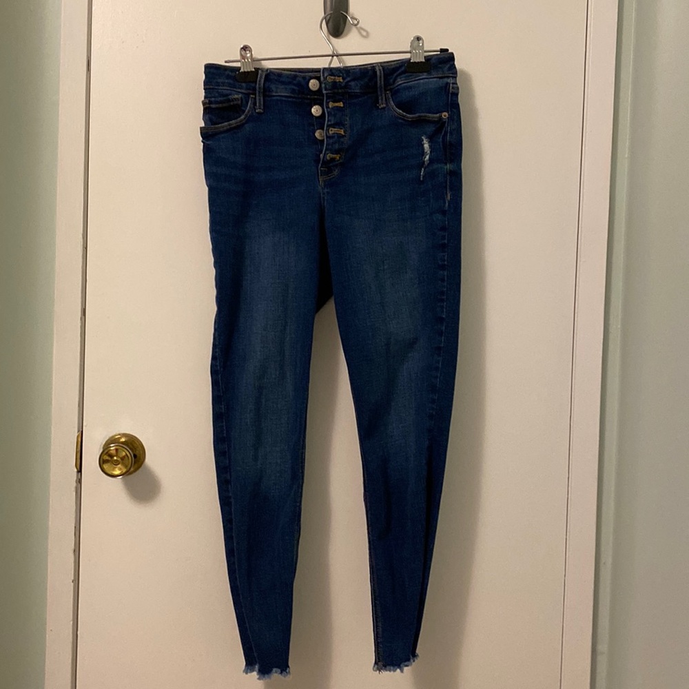Old Navy Super Skinny Button Fly Rockstar Jeans